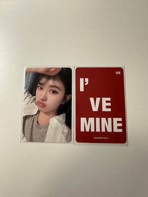 Ive I ve Mine Soundwave 5.0 Pob benefit An Yunjin Photocard PCs