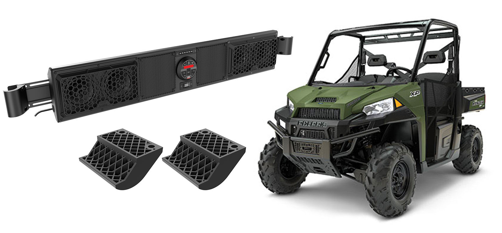Polaris Ranger - Морская звуковая панель с 4 динамиками и Bluetooth для садков Pro-Fit 73590₽