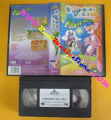 VHS film LA PANTERA ROSA CARTOON COLLECTION Pink-a-rella 2001 MGM (F142) no dvd