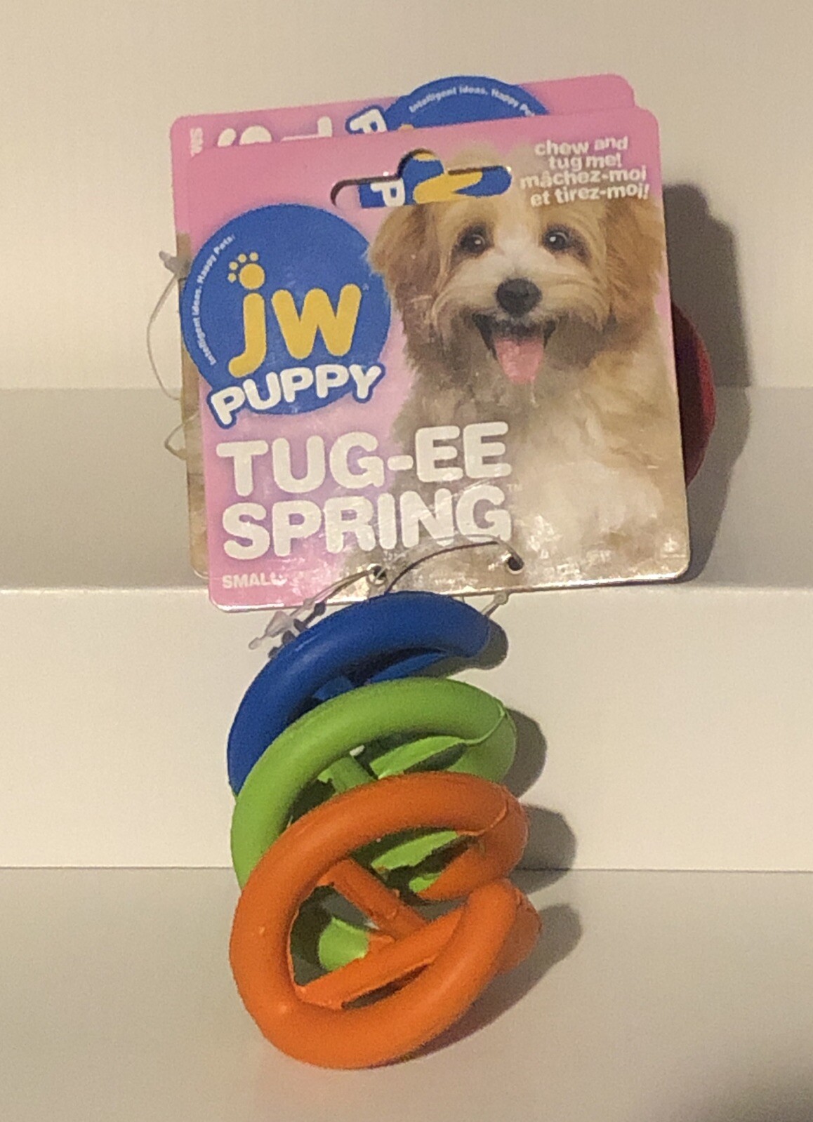 JW Dogs Tug-we Action Durable Rubber DNA Dog Toy Small - Ass
