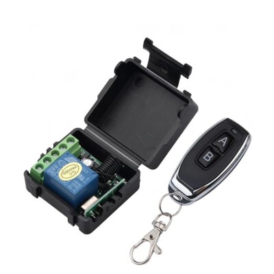 DC 12V 1CH 433Mhz RF Wireless Relay Remote Control Light Momentary Transmitter