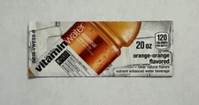 Vitamin Water Orange Vending Machine Flavor Strip 20oz For Vendo, Dixie Narco