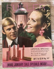 Vintage advertising Fuller Brush Co catalog 1960s photos mid century with prices