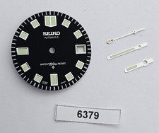 NEW SEIKO SUWA DIAL HAND SET 6105 8000 6105-8110 GREEN MARKER VER WATCH BVT06379