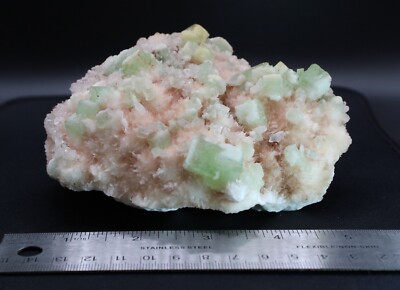 Massive! Display Green Apophyllite Cluster Stilbite Crystal Rock Gem Raw Mineral