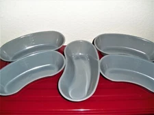 EMESIS BASINS 500 cc 5 PK GRAY! HOME CARE! ORAL, EAR, WOUND CARE! FREE SHIPPING!