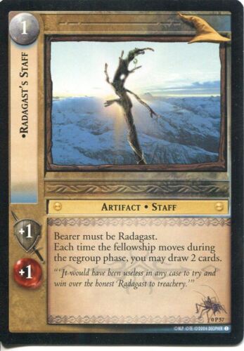 Lord Of The Rings CCG TCG Promo Card 0P57 Radagasts Staff - Picture 1 of 1