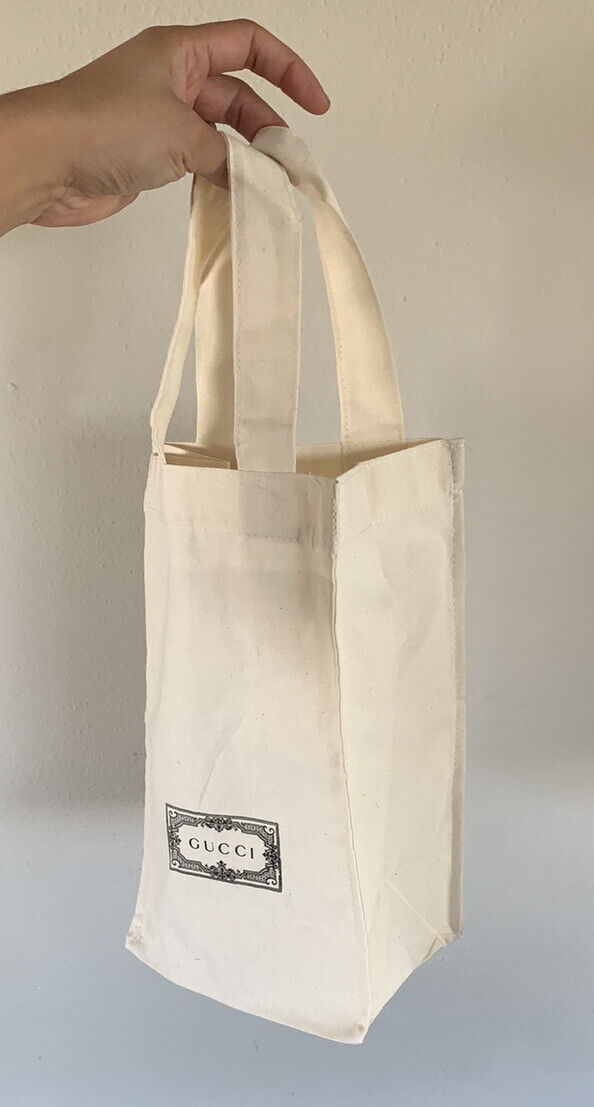 Linen Gucci Small Tote / Gift Bag 11.25