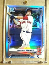 2021 Marcelo Mayer 1st Bowman Chrome Sky Blue Refractor RC MINT 🔥🔥🔥