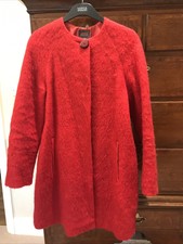 Avoca Anthology Womens Red Coat Size 1 Uk 10