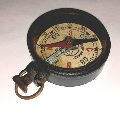 Old antique compass of the USSR Fizelektropribor Moscow - Picture 9 of 14