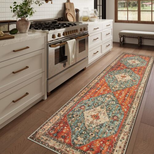 Lahome Boho Tribal Runner Rug - 2'6" x 10' Long Oriental Hallway Rug Runner K...