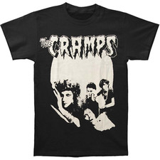 New The Cramps Band Tour Concert Cotton Black Men All Size T-shirt