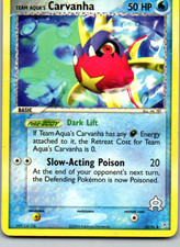 Team Aqua's Carvanha - Uncommon Team Magma vs Team Aqua 25/95 MP