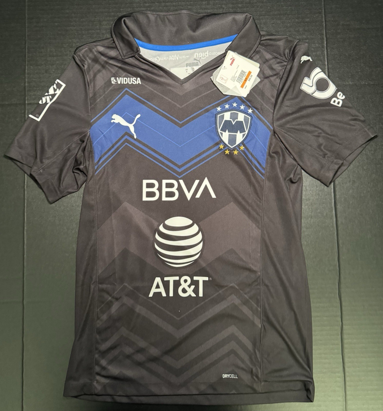 Puma Monterrey Rayados 2020/21 Jersey Men's Size Small Black