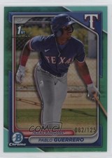 2024 Bowman Chrome Prospects Aqua Refractor 82/125 Pablo Guerrero #BCP-212 1d59