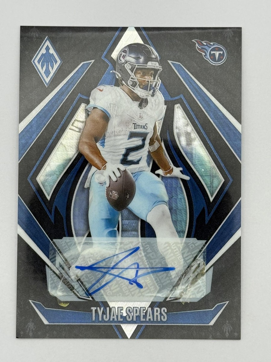 2024 Panini Phoenix #141 Tyjae Spears Autographs Black Prizm | eBay