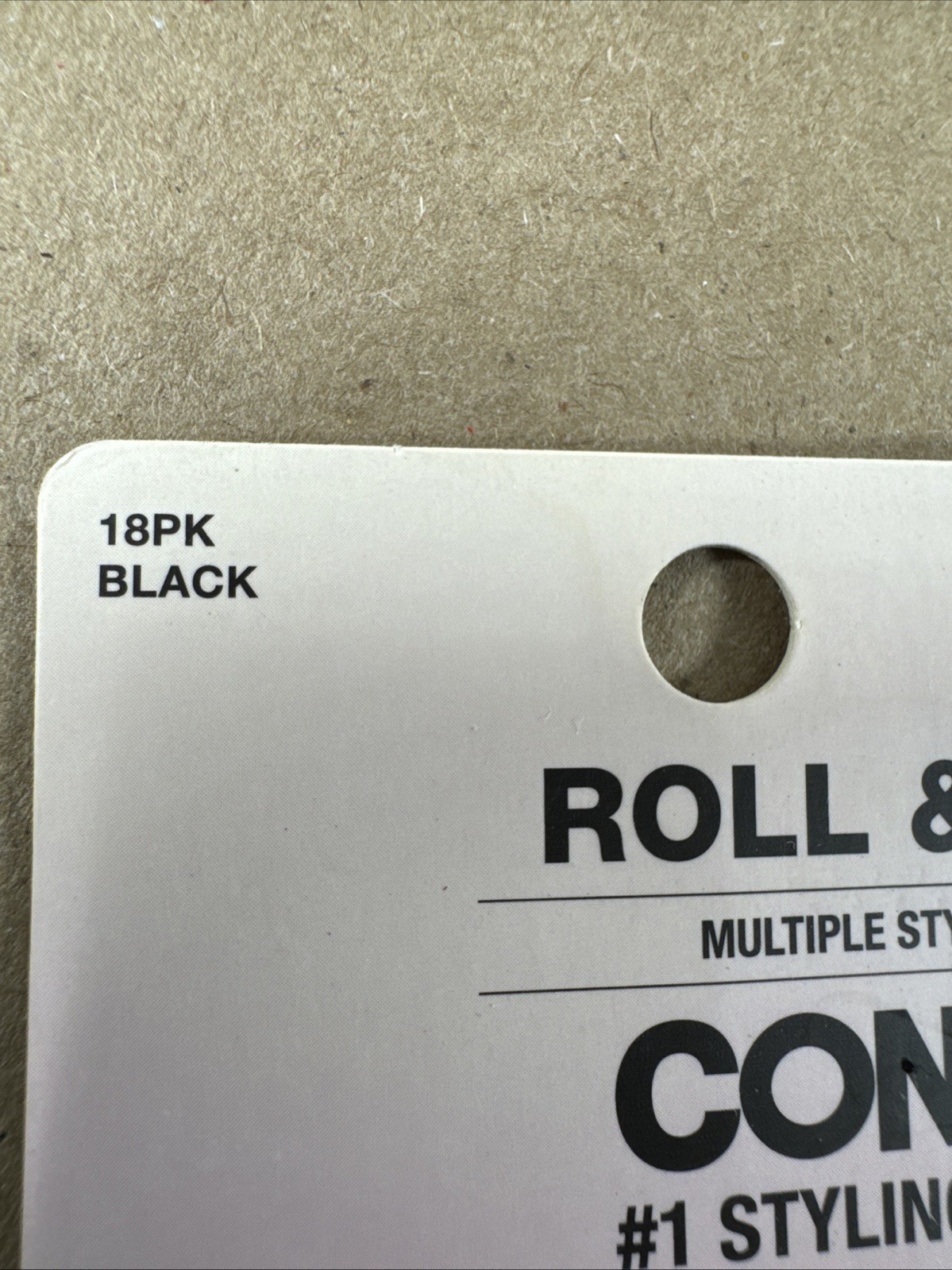 NEW 2x 18 pks  Conair Roller "Bobby" 2.75" Pins Black