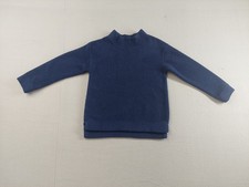 Vineyard Vines Unisex Kids Sweater M Blue Fleece Logo Long Sleeve Outerwear Warm