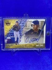 2022 Panini Diamond Kings Gold /10 DK Signatures Oneil Cruz Rookie Auto RC