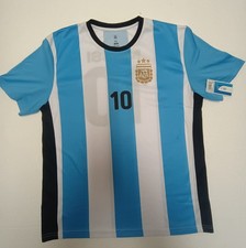 Lionel Messi 10 Argentina Soccer Jersey Size L Official Merchandise NWT