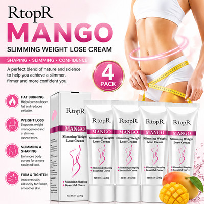 4 Pack RtopR Mango Body Cream 40g Moisturizing Massage Skin Care Cream Set