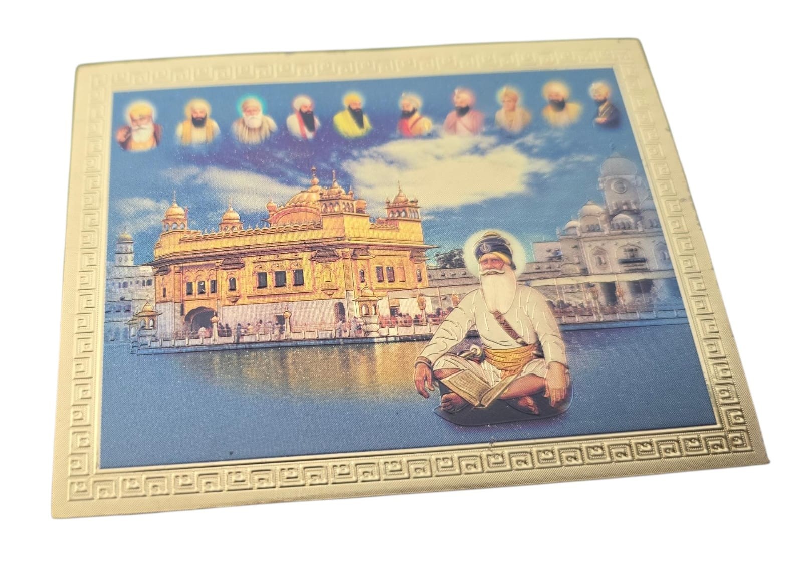 Sikh Ten Guru Baba Deep Singh Golden Temple Fridge Magnet Souvenir Collectible
