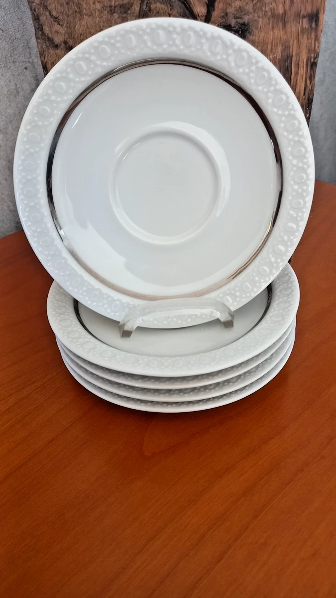 Service à Café Arzberg Design Golfball Avec Bordure Or - Pièces Au Choix, Occasion état Correct Mais Bordure Usée