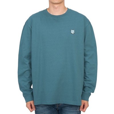 Maison Kitsune Bold Fox Head Herren Langarm T-Shirt 120608651