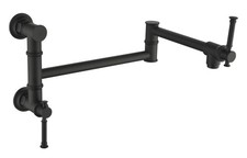 Wall mounted Pot Filler Faucet, Modern Brass Pot Filler Two-Attachment Wall Moun