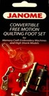 Janome Convertible Free Motion Quilting Foot Set - High Shank - Part 202-001-003 — photo 1