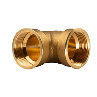 "Messing Gewinde-Fitting 90° Winkel 1 1/2\"IG - 1 1/2''IG (Dn 40) - Schwere AusfüH"