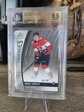 2017-18 Sp Game Used Owen Tippett  TRUE Rookie /74 Bgs 9.5 #105 Panthers