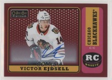 2018-19 O-Pee-Chee Platinum Retro Red Rainbow Victor Ejdsell #R-72 Auto g6x