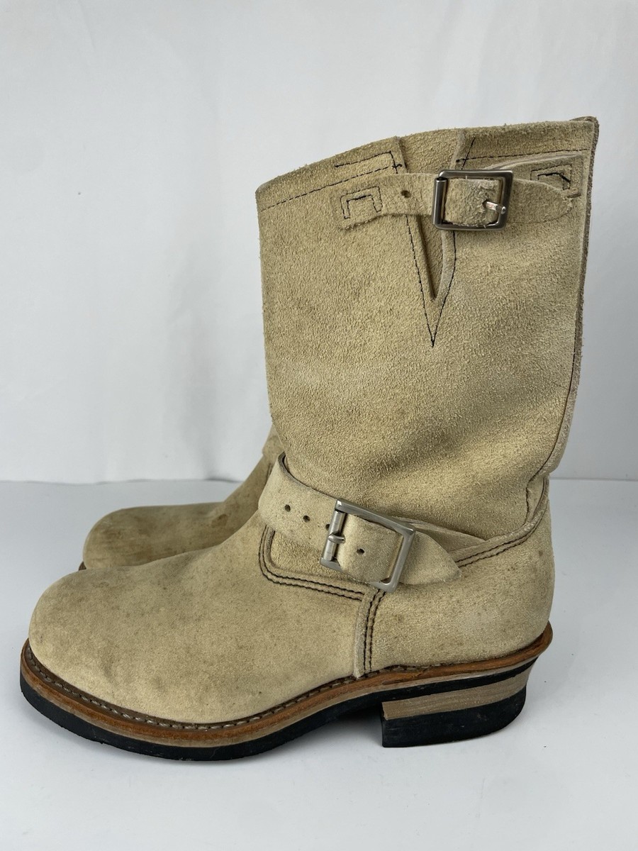 Red Wing 8268 Engineer Boots Abilene Roughout Steel Toe Mens D