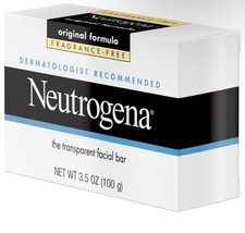 Neutrogena The Transparent Facial Cleansing Bar Original Formula 3.5 oz 3 Pack