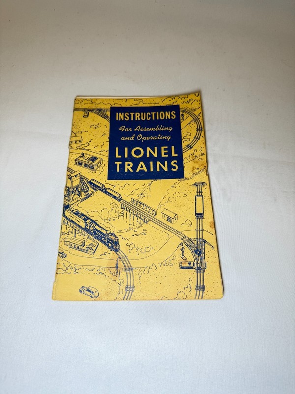 1948 Lionel Trains "Instructions for Assembling & Operating Lionel Trains"