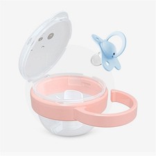 Protable Baby Soother Pacifier Dummy Storage Case Box Cover Holder Container