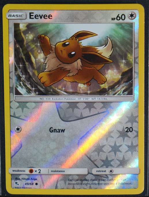Eevee (49) Reverse Holo Hidden Fates 49/68 NM