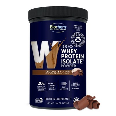 Biochem, Whey Protein Powder, 20g of Protein to Support Muscles and Intense W...