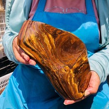 5.85LB Natural tiger's-eye rough raw stone rock specimrn Madagascar polish 1234