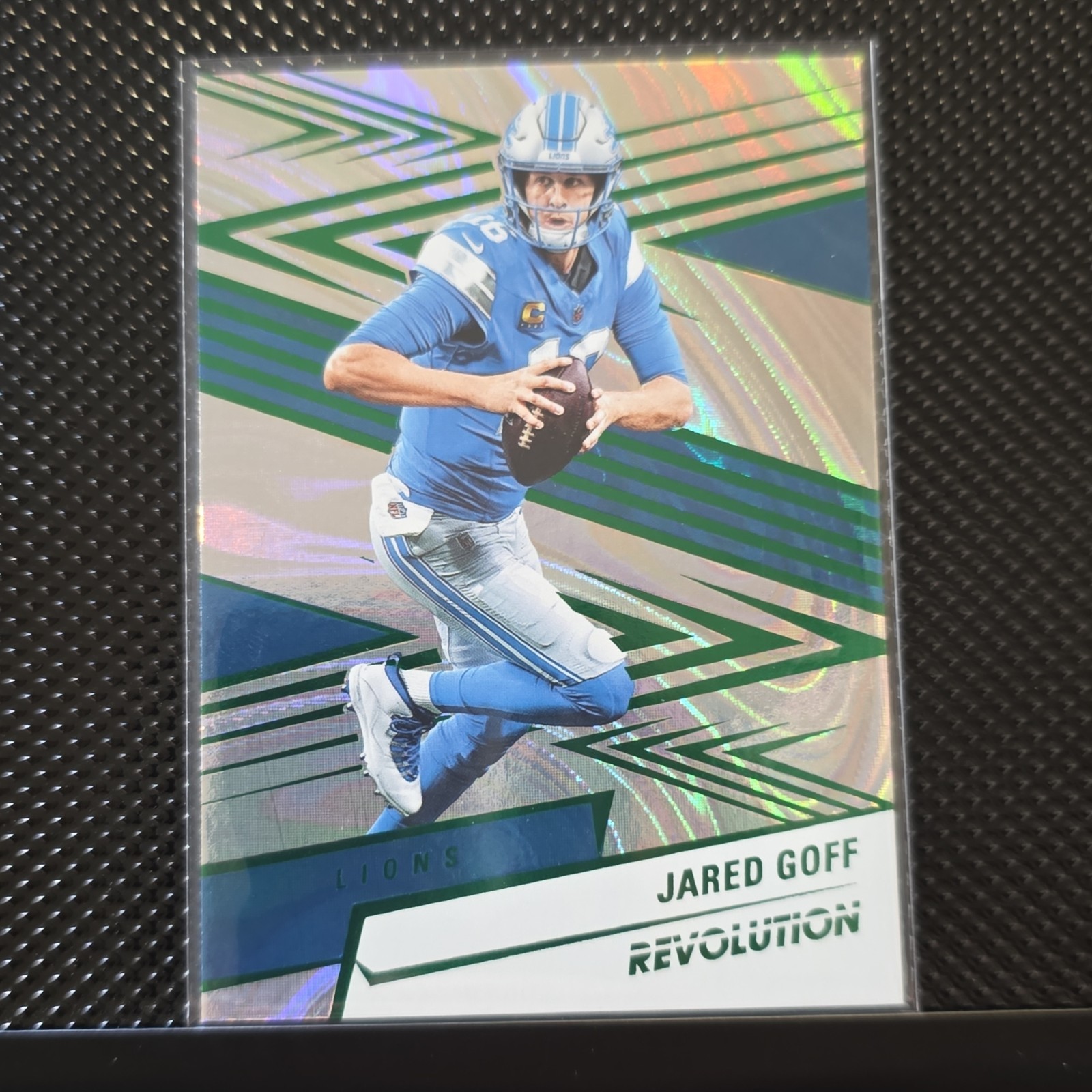 2025 Panini Revolution - Jared Goff #64 Green Swirl /199