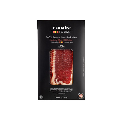 2 Ounce Pure Iberico de Bellota Ham Hand Cut Gluten Free Acorn Fed 2 oz
