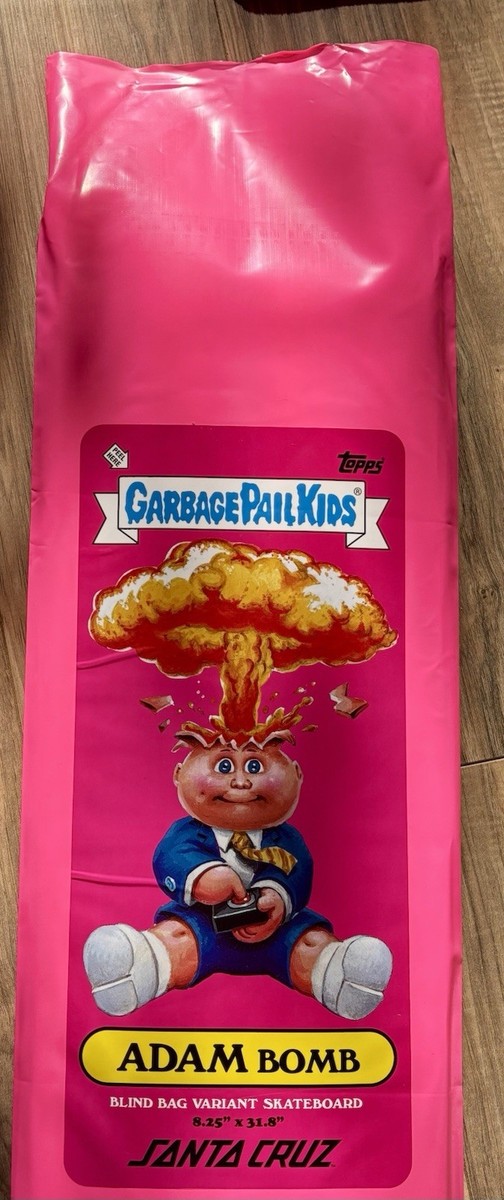 GPK Garbage Pail Kids Santa Cruz Skateboard Deck Adam Bomb