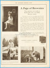 1921 Eastman Kodak Co Rochester NY No 0 Brownie Box Camera Photo Film Ad