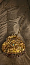 Vintage Beaded Purse - Victrian Evening Bag