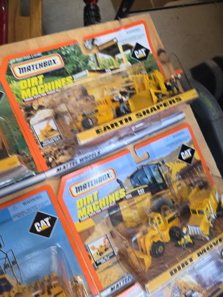 Matchbox Dirt Machines 1997 Shapers Movers Haulers Tillers Pavers Lot Of 6 New - Image 4 of 4