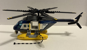 LEGO City 60067 Swamp Police Helicopter Pursuit 100% Complete 3 Minifigs Manuals