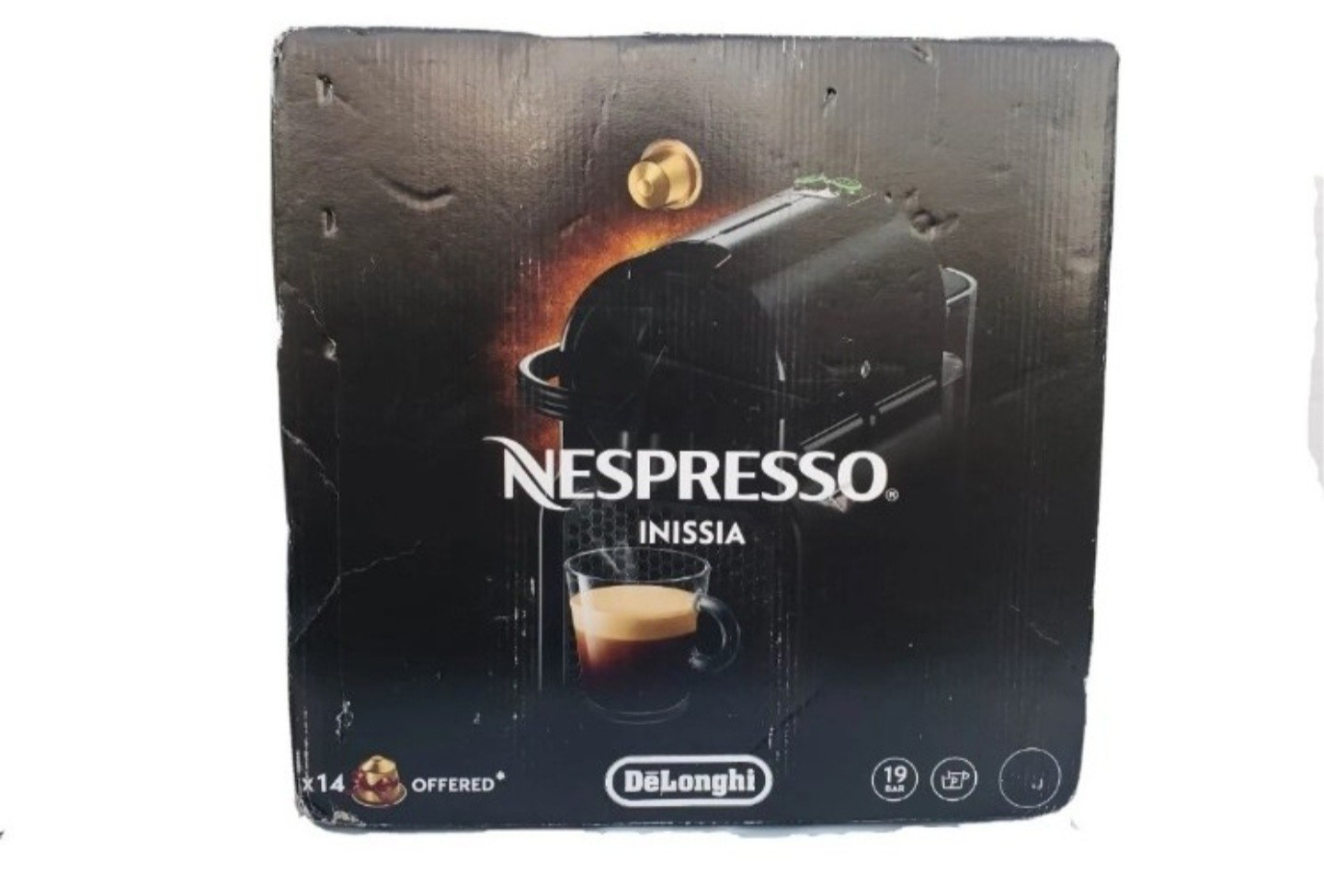 Nespresso De’Longhi Inissia EN80 Original Line Espresso Machine – Black