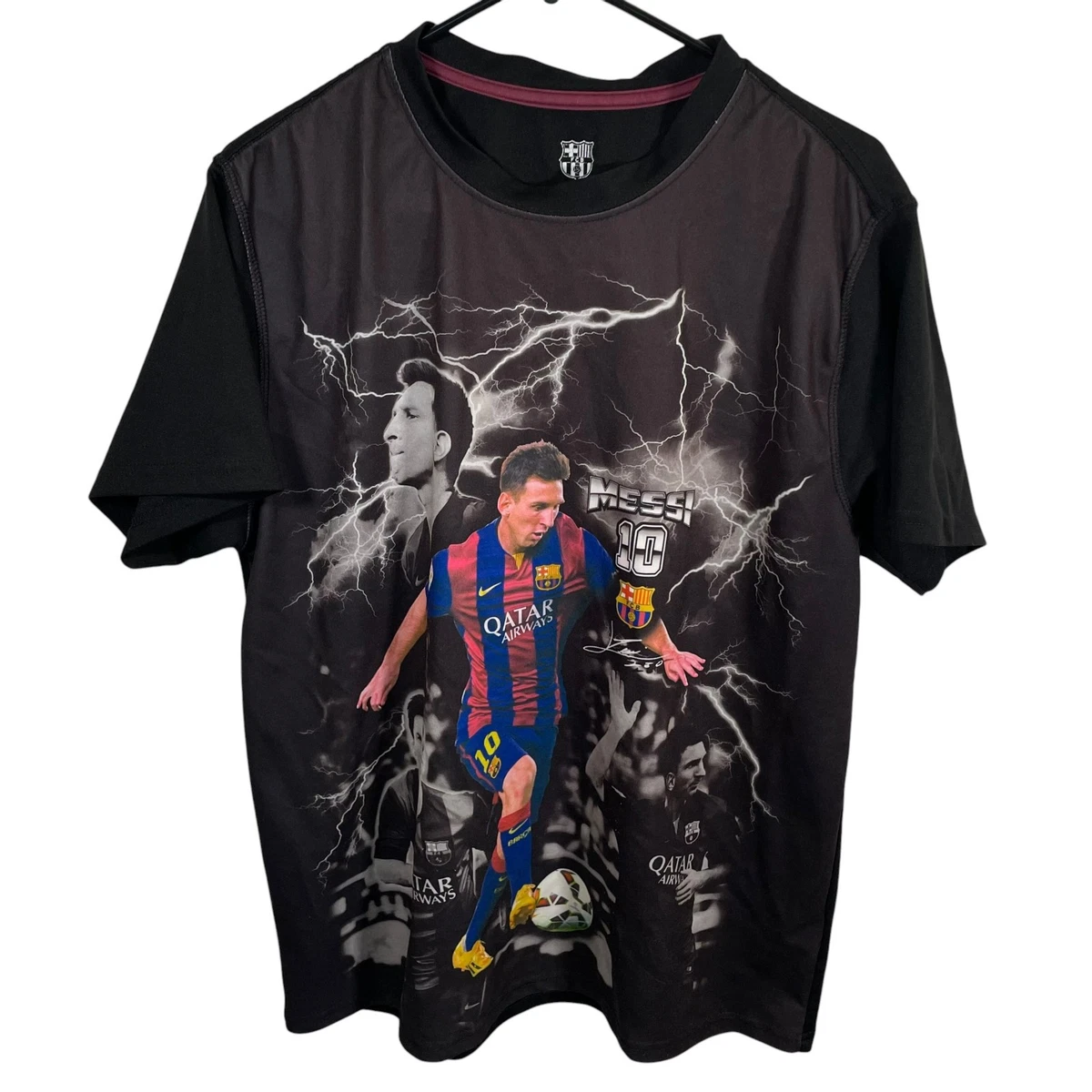 t shirt barcelona messi products for sale | eBay